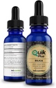 תוסף מינרלים נוזלי QuikPlus למבוגרים - טבעוני, Gluten-Free, All Natural, Highly Bioavailable - 2 oz בקבוק (Silica)