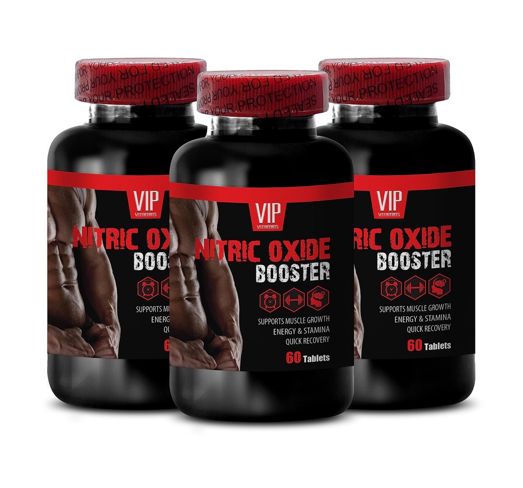 AAKG and OKG nitric oxide blend - NITRIC OXIDE UNIQUE COMPLEX - GKG nitric oxide ATP support, AKIC nitric oxide muscle pump, pre workout nitric oxide booster, nitric oxide 3 Bottles 180 Tablets