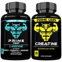 Prime Labs L Arginine (60 ct) + קראטין קפסולות (120 ct)