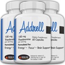 תוספת אנרגיה Stimulant Pills- מחקר תוספת גלולה, תוספי nootropic טבעיים ו- Cognitive Enhancer Substitute to Elevate Mental Clarity for Women & Men- 180 קפסולות
