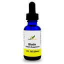 נוזל ביוטין B7 - High-Absorption, Cold-Pressed D-Biotin USP, טבעוני, אלכוהול חינם, טיפות sublingual, No Artificial Flavors, Blue Cobalt Glass Bottle for Potency & Purity - 1 oz