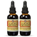 הפתרון של Iodine 2% 2 oz (2בק) - Premium Iodine & Potassium Iodide נוזל, Gluten &, ללא אלכוהול-חינם טבעי תמצית, ללא הפרעה