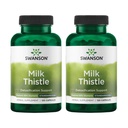 Swason Milk Thistle (Standardized) - Herbal Liver תומך תוספת w / 80% Silymarin - פורמולה טבעית מסייעת לשמור על בריאות כללית ורווחה - (120 קפסולות) (2 Pack)