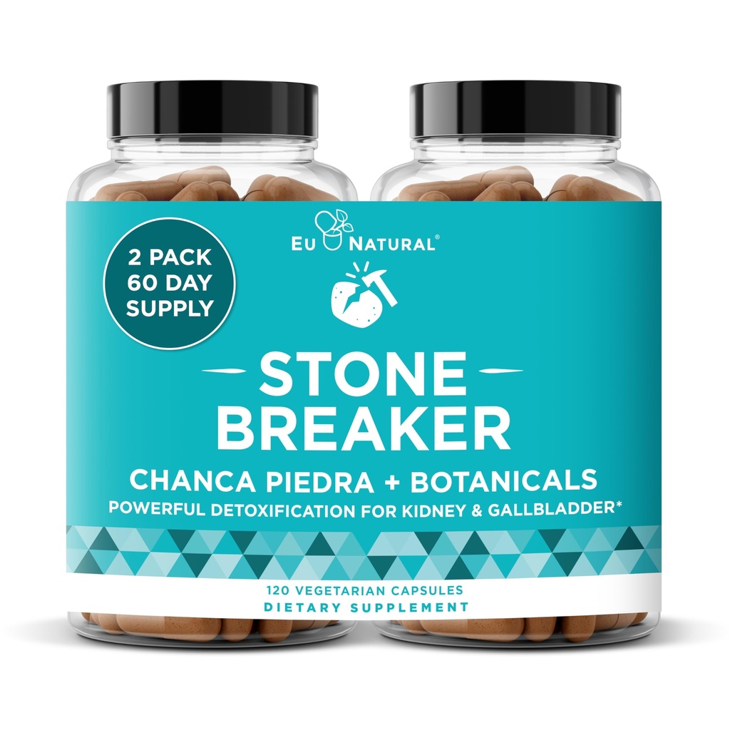 Chanca Piedra Stone Breaker - Natural Dissolver, Kidney ניקויse & Gallbladder תוסף - Detoxify Urinary Tract, Flush Impurities, Clear System - 120 קפסולות רכות טבעוניות