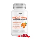 Vitapia אומגה 7 Sea Buckthorn ברי שמן 1000 מ"ג לשיער, Skin, Nails, Heart Health Support - 34% פלמיטולאי Acid & Natural אומגה 3 6 9 חומצה שומנית - 120 קפסולות, non-GMO, Gluten-Free Gluten-Free Gluten-Free-Free Getten-Free-Free-Free Gluten-Free-Free Gettitoleic Acidic Acid & Natural אומגה 3 6 9 3 6 9 Fatty Acids