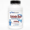 Yohimbe Bark Standard Extractized Extract 1500mg / 200 קפסולות / Pure / על ידי תוספי PureControl