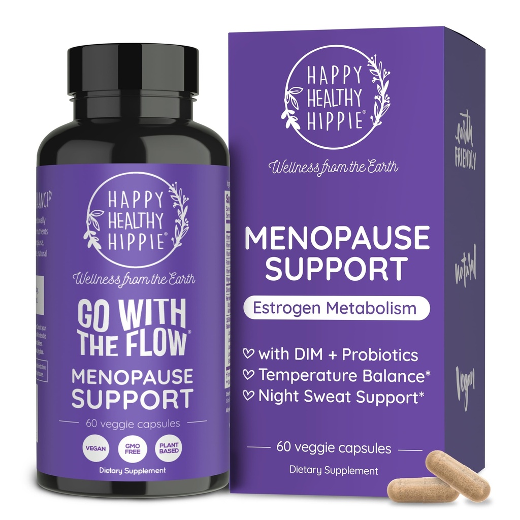 תוספי Menopause עבור נשים - DIM תוספת + פרוביוטיקה | Estrogen Metabolism & הורמון תמיכה; Perimenopause הקלה | Hot Flashes, Mood Swings & Night Sweats