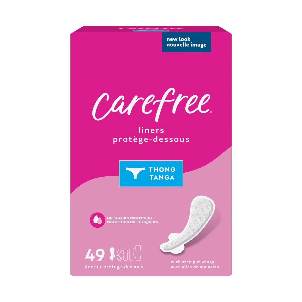 Vitafusion PreNatal Gummy Vitamins 90 Count and Carefree Thong Regular Liner Unscented 49 Count