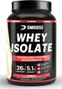 DMoose Whey Isolate אבקת חלבון I 26 גרם חלבון I 5.1g BCAAS I Gluten חינם אני עוזר לשמור על שריר Mass & Decrease Recovery Time I שוקולד & Vanilla I 30 משרתים