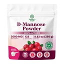 D Mannose Powder for Urinary Tract Health - Support Bladder Health with Premium D-mannose - Unflavored - Gluten and Soy Free - Dissolves Easily - Cleanse and Protect Urinary Tract - 8.82 oz (250 g)