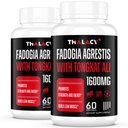 1600mg Fadogia Agrestis Tongkat עלי תוספת, Fadogia Agrestis לחלץ גברים עם Ashwagandha - כוח מקסימלי, 120 Softgels
