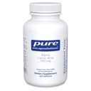 Pure Encapsulations Alpha Lipoic Acid 600 מ"ג - ALA תוספת לתמיכה Liver, Antioxidants, Nerve Health, Cardiovascular Health & Carbohydrate תמיכה - Premium Alphaoic Acid - 120 קפסולות
