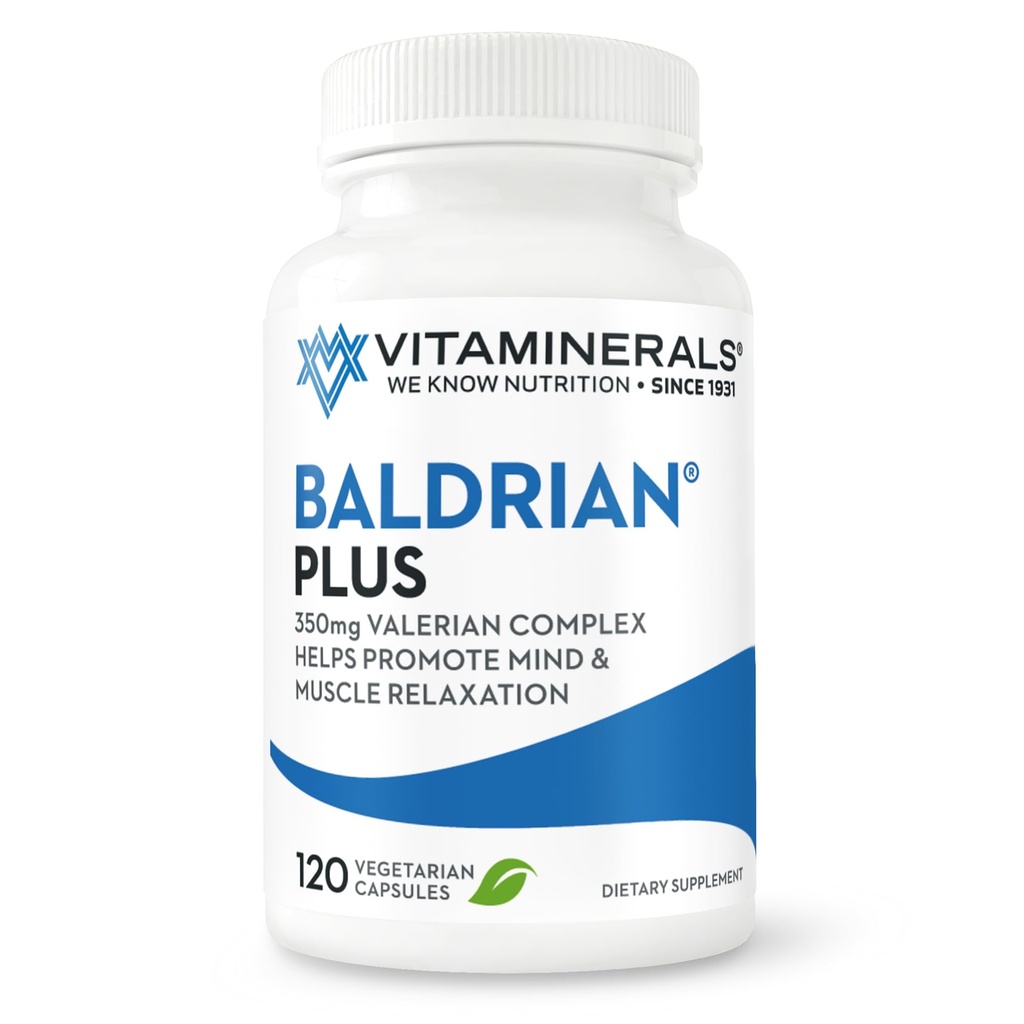 ויטמינים 33+ Baldrian® Plus Naturallaxing Support Standardized Valan Extracted (120)