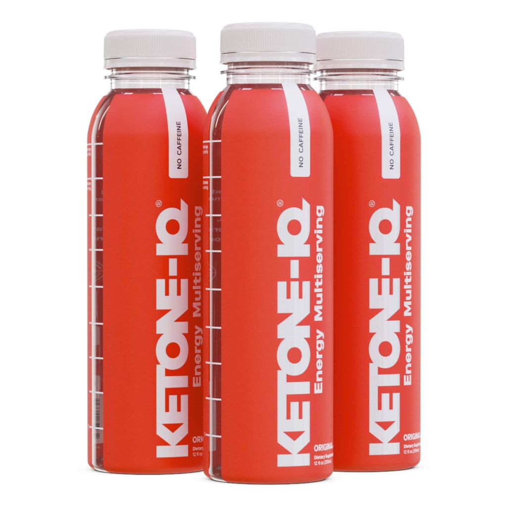 משקה תוספי Ketone-IQ Exogenous Ketone - 30 משרתים עם 10 גונים לשרת | תמיכה מהירה Ketosis, אנרגיה ומנטאלית | סוכר חינם, מלח חינם, קפאין חינם חינם