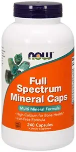 Now Foods Full Spectrum מינרלים, 240 כובעים