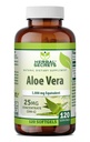 סודות צמחיים אלוורה 25 Mg Concentrate 200:1 | 5000 Mg Equivalent | 120 Softgels | Non-GMO | Gluten-Free | Made in USA