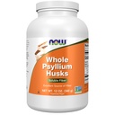 עכשיו תוספי מזון, Whole Psyllium Husks, Granule, Non-GMO Project מאומת, Soluble סיבים, 12-Ouncece