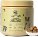 11-in-1 כלב Multivitamin עבור כלב קטן, בינוני וגדול Breed,Vitamin הכלב לטפל, ויטמינים לכלבים ותוספים, ויטמין ערבוב עבור Skin & Coat על ידי Wiffyפיטרs,Boosts Immunity | 90 Count, Chicken, Chicken, Taicken, Taicken