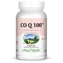 Maxi Health COQ10 100 מ"ג קפסולות - 100 מ"ג Coenzyme Q10 for Heart & Energy Support - כשר מוסמך CO Q 10 תוספת - Non-GMO ו- Gluten-Free Heart Healths - 90 קפסולות נוזליות