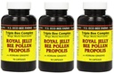 Y.S. Eco Bee Farms, (3 Pack) רויאל ג'ולי, Bee Pollen, Propolis, Plus קוריאני גינזנג, 90 קפסולות