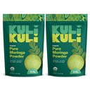 Kuli Kuli Moringa Oleifera אורגני אבקת Leaf & Green Smoothie, 100% טהור USDA Certified & non-GMO Moringa אבקה, גדול עם Smoothies, תה ומזון, 2 Pack