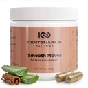 Smooth Moves with Cascara Sagrada & Aloe Ferox 30 Capsules - Gentle Botanical Bowel Support for Natural Digestive Balance, Occasional Relief & Non-Habit Forming Daily Comfort - Centenarius Nutrition