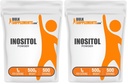 BulkSupplements.com Inositol Powder - Inositol Supplement, Vitamin B8 Supplement - Unflavored & Gluten Free, 1g per Serving, 500g (1.1 lbs) (Pack of 2)