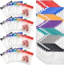 35 &70 Pieces Pill Pouch Bags Zippered, Butcai Reusable Pill Pouch for Medicine Bags Portable Self Sealing Travel Medicine Packets with Slide Lock Drug Baggies (70)