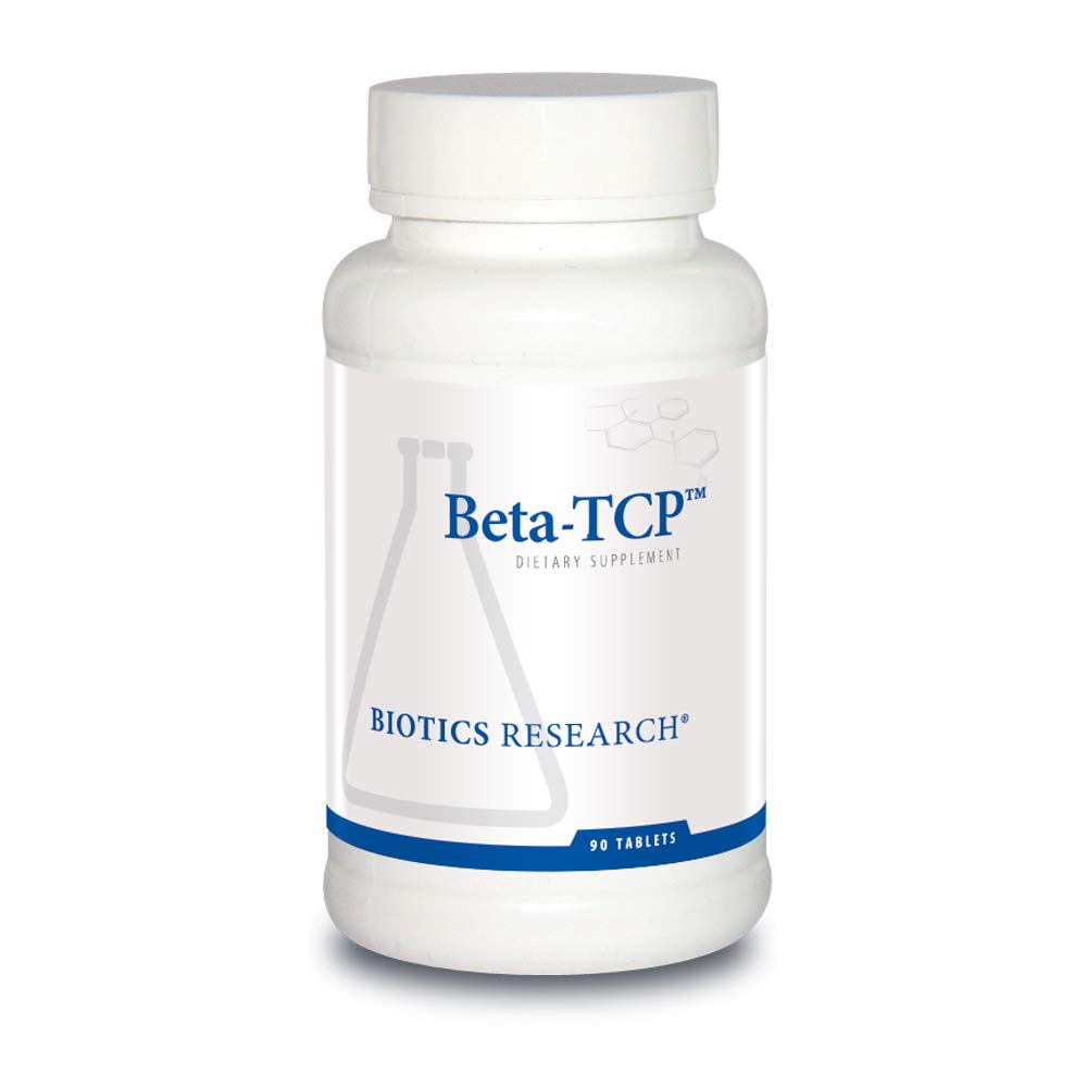 Biotics Research Beta TCP - תמיכה תזונתית טבעית לייצור Bile, Liver Function, Aids in Fat Digestion & Healthy Cholesterol - Supplies Betaine Organic Beet Concentrate - 90 טבליות
