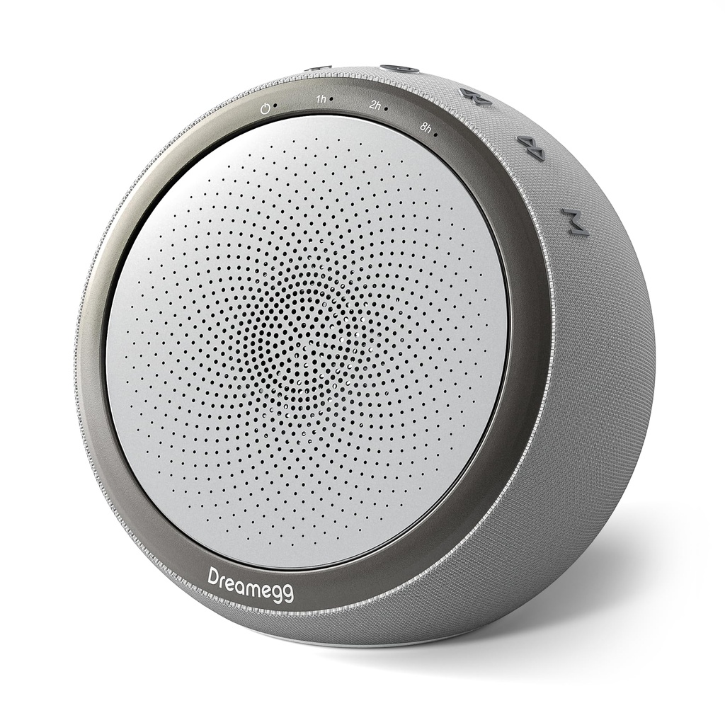Dreamegg White Noise Machine for Adults - 10W Powerful Sound Machine with 29 Soothing Sounds, Noise Masking for Snoring, Traffic & Office Privacy, Ideal for Home, Travel & Deep Sleep