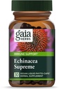 גאיה Herbs Echinacea עליון - Immune Support Supplement - Echinacea Purpurea & Angustifolia בלגן לתמוך במערכת החיסון - 30 טבעוני נוזלי Phyto-Capsules (15 יום אספקה)