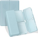 FY Daily Pill מארגנת, 7 השוואתיות ב- Portable Travel Pill Case, [Folding Design] for Purse Pocket to Hold הויטמינים, Cod Liver Oil,Supplements ו-Bluetooth