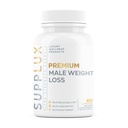 Premium Male Weight Loss - Fat Burner for Men - Supports Healthy Pathways Associated with GLP-1 Activity - Appetite Suppressant, Energy Booster, Helps Sustain Muscle - 60 Unisex Capsules
