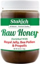 Stakich רויאל Jelly, Bee Pollen, Propolis Raw דבש - טהור, לא מעובד, לא מחומם - 40 Ounce