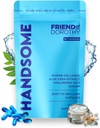 Handsome, Marine Collagen Tablets Enhanced עם Aloe Vera, hydrolyzed Collagen תוספי עבור גברים, 60 קפסולות עבור Pouch