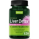 Silymarin Milk Thistle Liver Detox קפסולות עבור Fatty Liver, Alcachofa y Cardo Mariano con Silimarina para el Higado Graso, Liver ניקוי Detox & תיקון פורמולה w / Artichoke Extract. 120