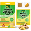 MQ 28ct Motion Sickness Patches, Non-Drowsy Herbal Relief 30% Extra Ginger