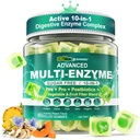 Enzymes Gummies for Women & Men, Multi-Enzymes with 90B מיליארד CFU Probiotics ו-Prebiotics & Postbiotic, ירקות ופירות סיבים, סופר Enzy for Digestive & Gut Health, Immune, 60Cts