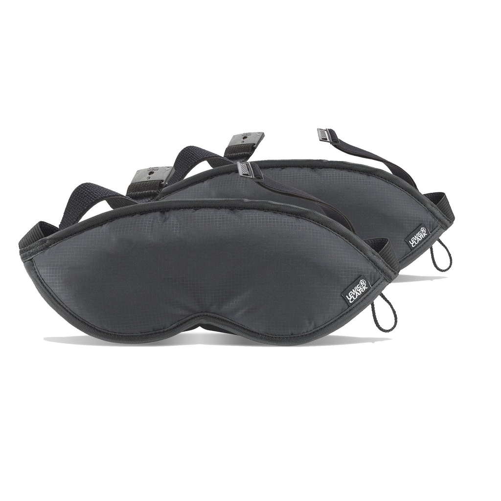 Lewis N. Clark Comfort Sleep Mask | Eye Mask for Travel | Comfortable & Breathable | Light Blocking & Adjustable | 2 Pack | Black