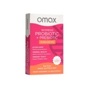 Omax Health Prebiotics and Probiotics Complex for Women, pH Balance, Vag Health, Urinary Tract, Yeast & BV Prevention, Lactobacillus & Bifido חיידק | טבעוני, אורגני, גלוטן חינם | 30 Vege-Capsulesulesulesulesulesulesulesulesulesulesulesules