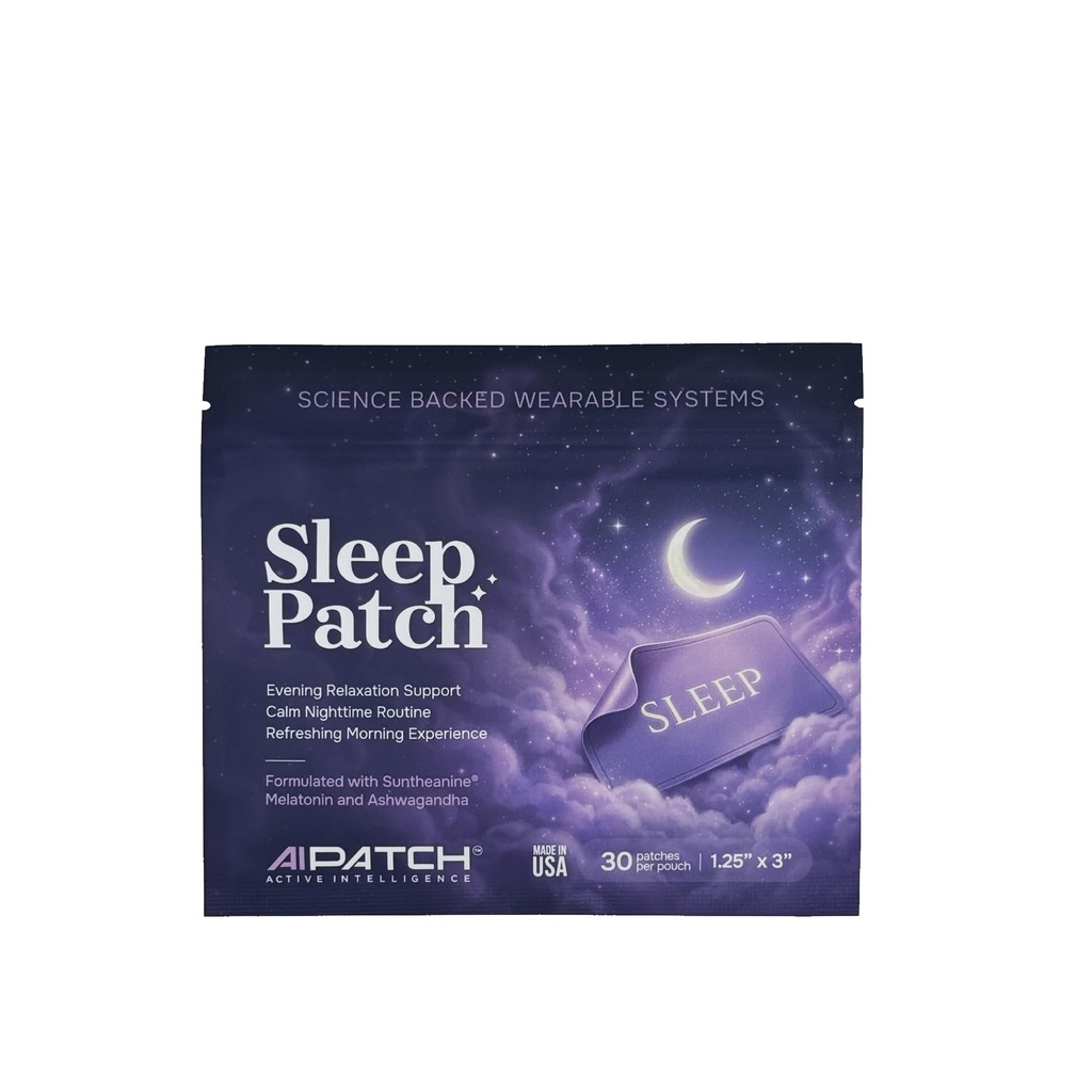 AI Patch – Wearable Wellness Patches | Sleep & Energy – 30 Patches (Sleep)