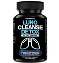 Lung ניקוי Detox, 60 יום ניקוי - תומך בריאות Lung בתוך ברונצ'יאל ו- Respiratory Systems - להפסיק לעשן איידס - Herbal Detox for Lungs