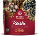 אבקת Reishi - אורגני Mushroom לחלץ אבקת - תוספי Mushroom עבור תמיכה Immune, Stress Relief, Better Sleep 60g