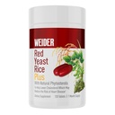 Weider Red Yeast Rice Plus 1200 מ"ג, עם 850 מ"ג של Phytosterols טבעי, Gluten חינם, חודש אחד אספקה