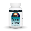 מקור טבעי L-Proline & L-Lysine, 550mg - 60 טבליות