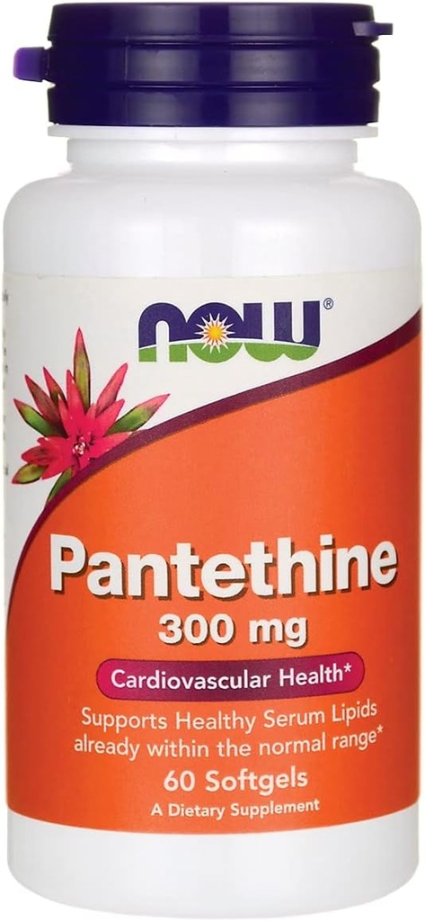 Now Foods Pantethine 300mg 60 Sgels by Now Foods, 1.0