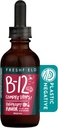 Freshfield Naturals B Complex Drops: B12, B2, B3, B5, B5, B6, Vegan-Friendly נוזל Formula, Enhanced Absorption | 1200 mcg Methyleobalamin | Energyze, Elevate Mood, and Support Heart Health Health Health Health