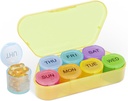 NatureTouch Weekly Pill מארגנת, BPA Free Medicine Productionser Rainbow 11 Day Pill Box, Daily Portable Pill Conatainer for Pills/Vitamin/Fish Oil/Supplements[עריכת קוד מקור | עריכה]