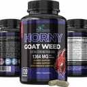 Hory Goat Weed תוספת כוח -120 קפסולות w. Maca, L-Arginine, גיינסנג - Boost Desire, Performance, Stamina, Energy, non-GMO Formula, 120 קפסולות