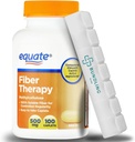 Equate סיבים תזונתיים תוספי 500 מ"ג, 100 Count, 7 Day Pill מארגנת Included - 1 Pack